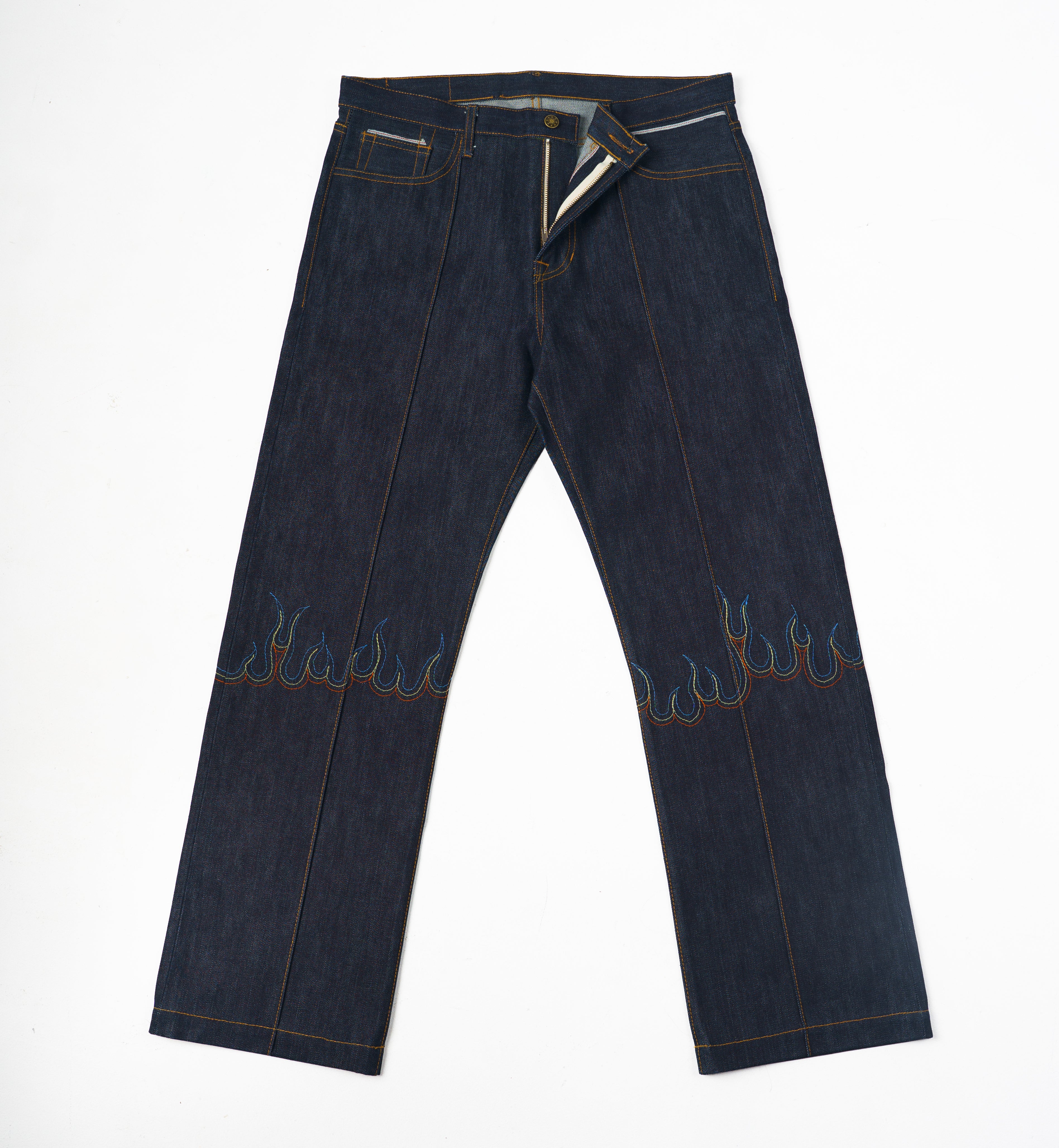 Men’s Raw Denim Flamers